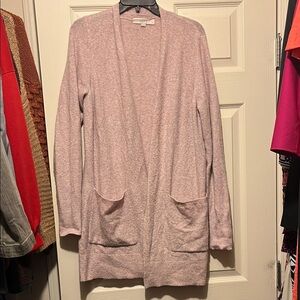 LOFT Soft Pink Cardigan - Size M